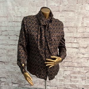 Vintage Silk Blouse Donabin Ad New York